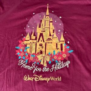 Disney World Christmas Shirt - Unisex Large - Home for the Holidays
